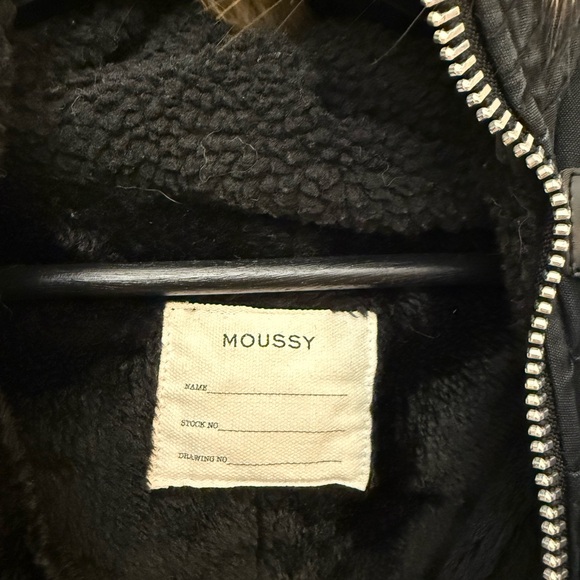 Mousy Black Parka with Faux Fur Hood - Picture 4 of 4